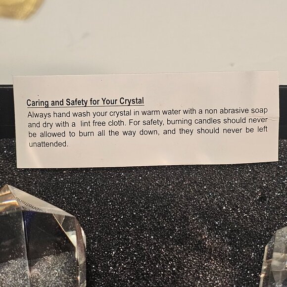 Saks Fifth Avenue Crystal Bottle Stoppers w Original Box - Picture 10 of 13